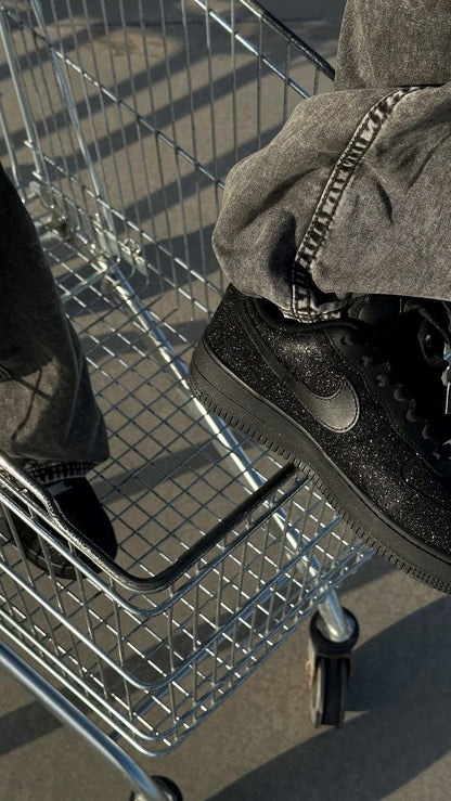 Air force 1 Low Black Glitter