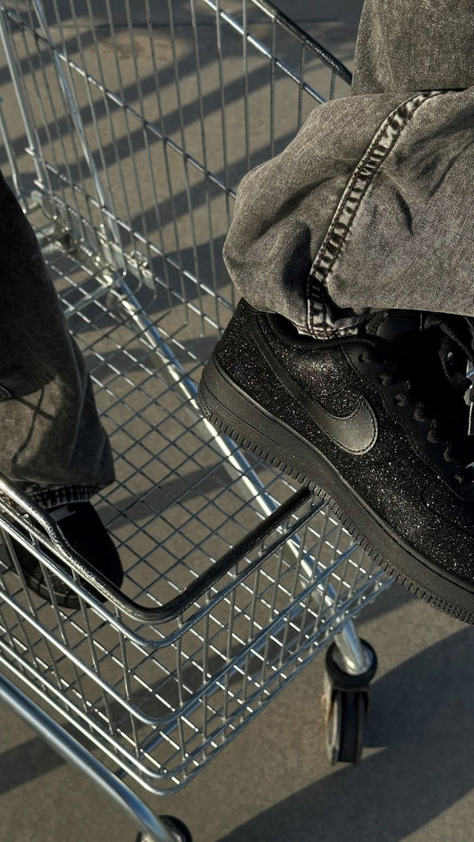 Air force 1 Low Black Glitter