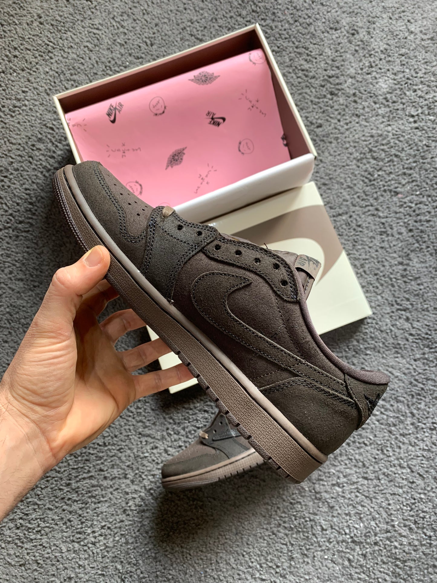 Travis Scott x Air Jordan 1 Retro Low OG SP 'Velvet Brown'