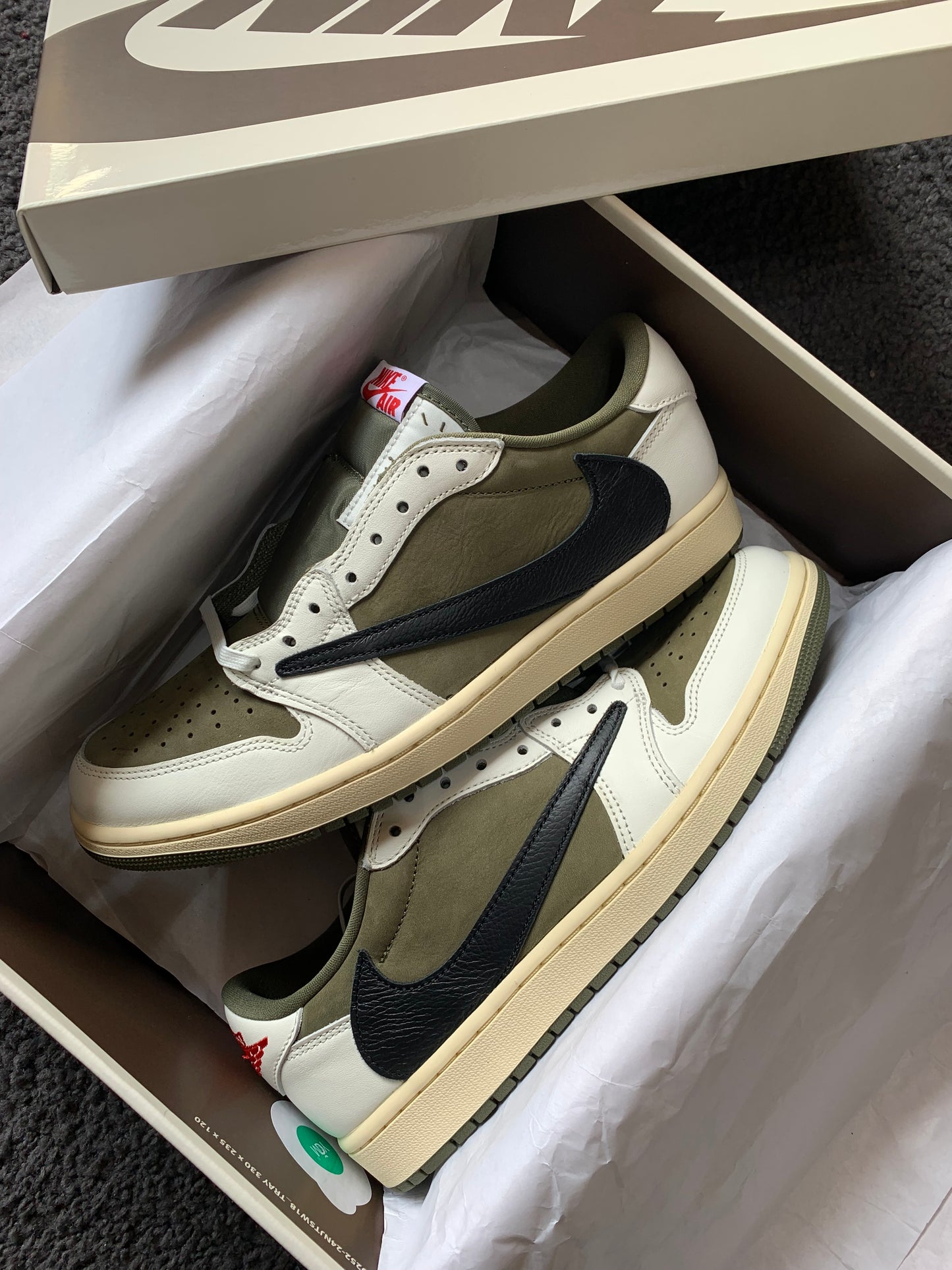 Travis Scott x Air Jordan 1 Retro Low OG SP 'Medium Olive'