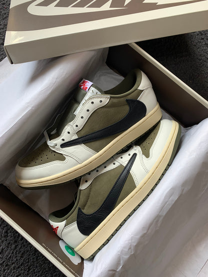 Travis Scott x Air Jordan 1 Retro Low OG SP 'Medium Olive'