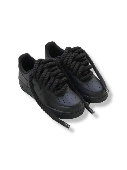 Air force 1 Low Black Rope Laces